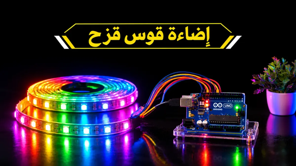 كيف تصنع إضاءة قوس قزح باستخدام الأردوينو